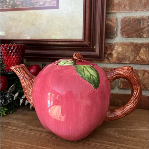 1990’s Cracker Barrel Apple Tea pot⚡FINAL SALE - Picture 1 of 7